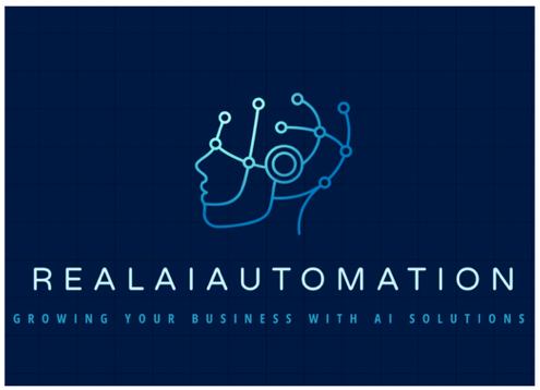 Real AI Automation logo representing intelligent business automation and artificial intelligence solutions.